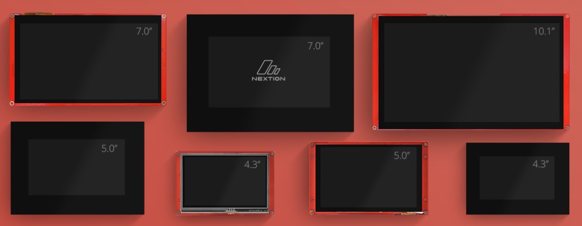 Displays Touch Inteligentes Nextion e DWIN